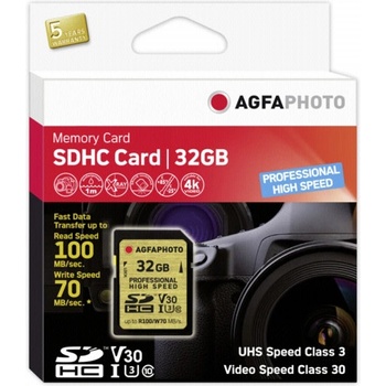 AgfaPhoto SDHC 32GB UHS I U3 10605