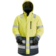 Snickers Workwear Parka voděodolná AW reflexní žltá