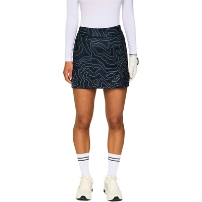 J.Lindeberg Amelie Mid Print Skirt Topo Navy