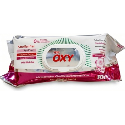 Mr. OXY Cherry Blossoms Univerzálne vlhčené čistiace utierky 100 ks
