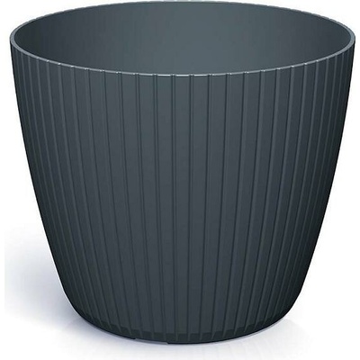 Prosperplast Kvetináč LAMIE antracit, 34 cm