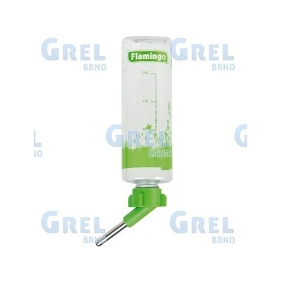 Flamingo napáječka s kuličkou 250 ml