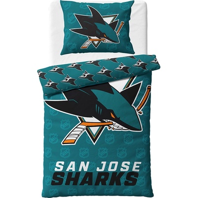 TipTrade Hokejové obliečky NHL San Jose Sharks Shields 140x200 70x90