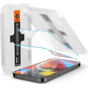 Spigen iPhone 16e SPIGEN EZ FIT екранен протектор стъкло 2бр 2.5D, 9H + рамка, TRANSFER AGL03385 (AGL03385)