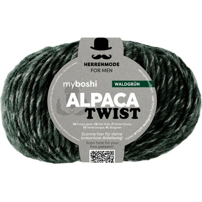 Příze myboshi Alpaca Twist Lesní zelená