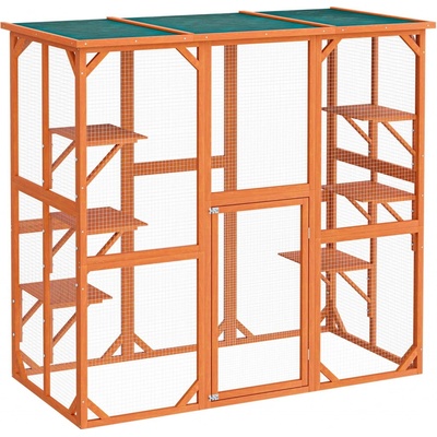 Wiltec Venkovní výběh pro kočky 180 x 88 x 169 cm