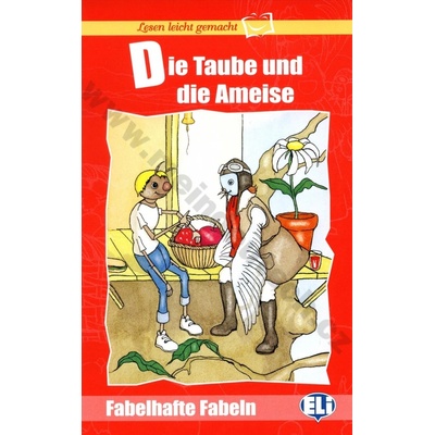 Die Taube und die Ameise zjednodušené čítanie v nemčine vr. CD pre deti