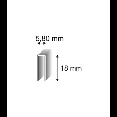 Truhlářské spony Narex 343/18 - 5,80 x 18 mm kusů v balení 800 | Nože Mikov Dům, byt a zahrada Dílna Příslušenství k nářadí Spony do sponkovačky – Hledejceny.cz