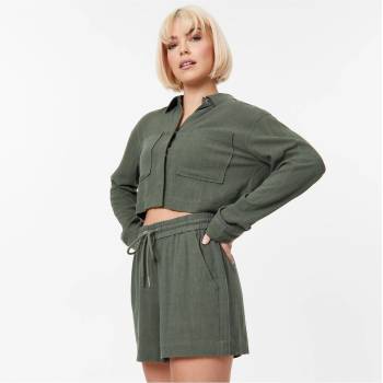 Image 1 of Jack Wills Къси панталони Jack Wills Linen-Blend Shorts - Khaki