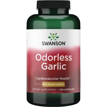 Swanson Odorless Garlic 500 mg [100 капсули]