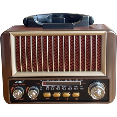 Ретро радио JOC TG-2502T-S с Bluetooth, USB, SD, FМ, АМ, SW (1795-2)
