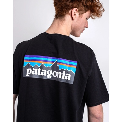 Patagonia MS P 6 Logo Responsibili Tee black