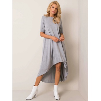 ASYMETRICKÉ šaty RV SK R4889.09 GREY ŠEDÉ