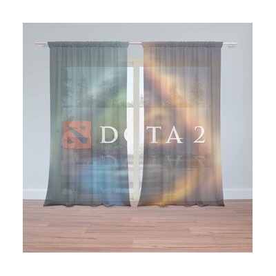 Sablio Záclony DOTA 2 Glow: 2ks 150x250cm