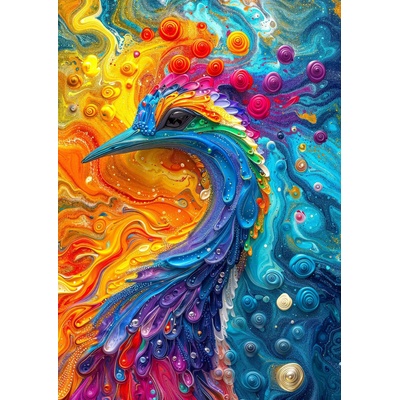 Enjoy - Puzzle Marble Feathers - 1 000 piese