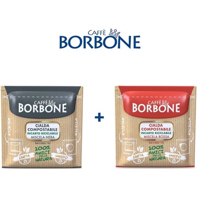 Caffè Borbone Промо сет кафе Borbone - Nera + Red, 100 броя моно дози