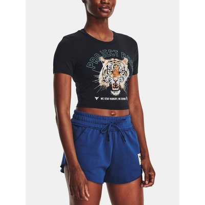 Under Armour Дамска тениска Under Armour Pjt Rck Stay Hungry Crop SS Under Armour | Cheren | ЖЕНИ | S