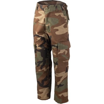 Kalhoty Mil-Tec Dětské BDU Style US Woodland