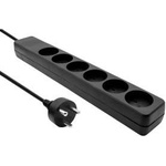 ProXtend Danish IT Power Strip 6-way 4M Black