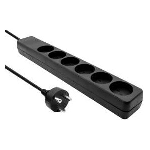 ProXtend Danish IT Power Strip 6-way 4M Black