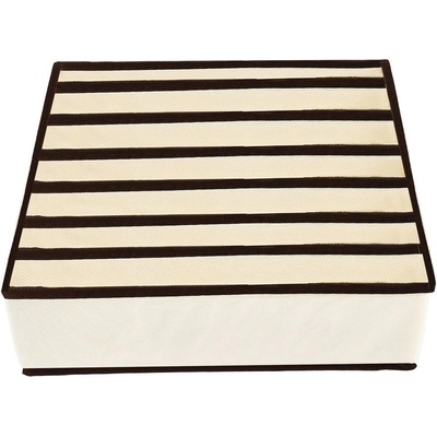 SPRINGOS Organizér do zásuvky 7-dílný 30 x 30 x 10 cm béžový
