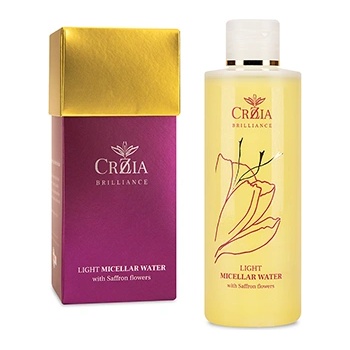 Crozia Light micellar water with Saffron flowers Почистваща вода дамски 200ml