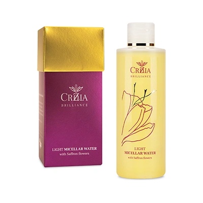 Crozia Light micellar water with Saffron flowers Почистваща вода дамски 200ml