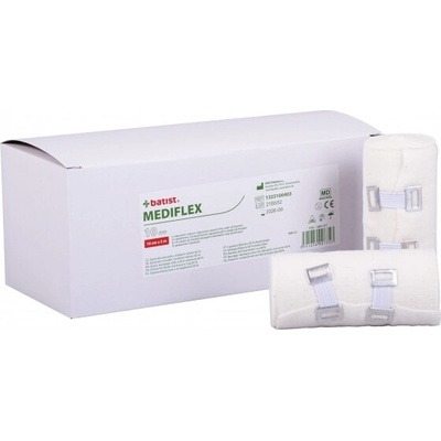 BATIST Medical a.s. Obinadlo elastické Mediflex, tažnost 60%, 10 ks 10 cm x 5 m