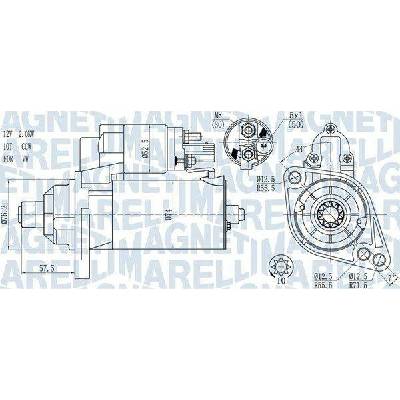 Startér MAGNETI MARELLI 063721397010