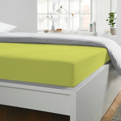 Schlafgut Prostěradlo Jersey 185 kiwi elastan 90x190-100x220x30