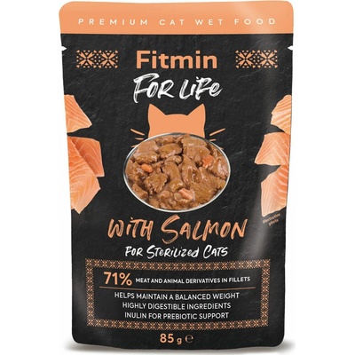 Fitmin For Life Sterilised Losos 85 g