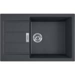 Franke Sirius 2.0 - Мивка Tectonite S2D 611-78 XL, 78x50 cm, черна 143.0617. 613 (143.0617.613) Мивка за вграждане