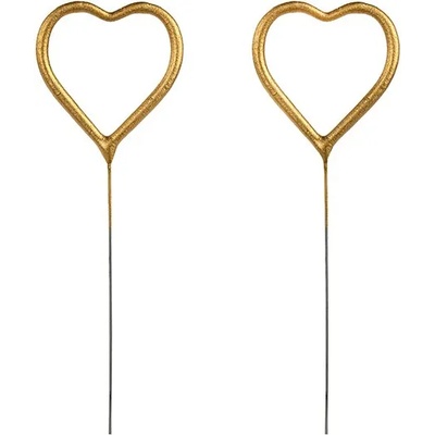 PartyDeco Студени искри - Сърца 2 бр