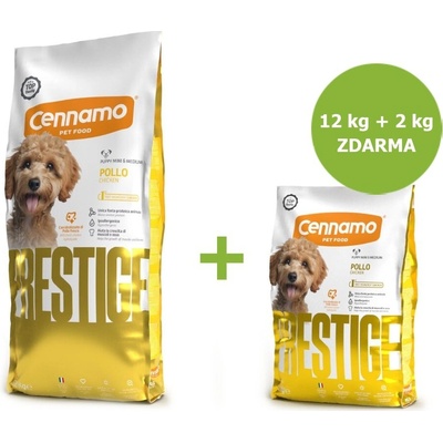 Cennamo Prestige Dog Puppy Mini & Medium Chicken 14 kg