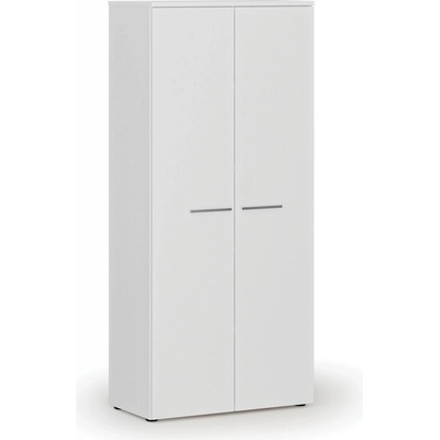 Primo Šatníková skriňa s výsuvom WHITE, 1781 x 800 x 420 mm, biela