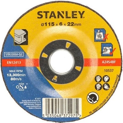Stanley Fatmax Vypouklý brusný kotouč 115 x 22,0 x 6,0 mm STA32050
