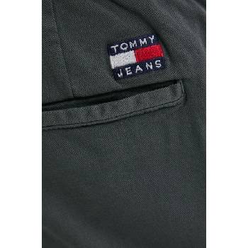 Tommy Hilfiger Панталон Tommy Jeans в сиво с кройка по тялото DM0DM20693 (DM0DM20693)