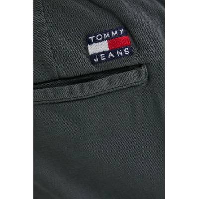 Tommy Hilfiger Панталон Tommy Jeans в сиво с кройка по тялото DM0DM20693 (DM0DM20693)