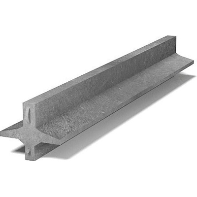 Recyklát lehký plotový základ 196x170 mm,1,2 m, Š