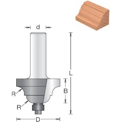 DIMAR Fréza stopková 35x20 - 1340045