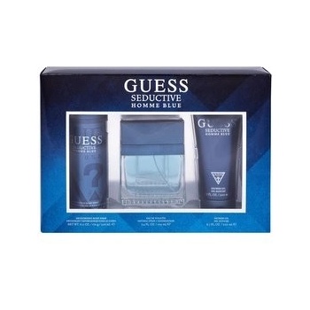 Guess Seductive Blue for Men EDT 100 ml + sprchový gel 200 ml + deospray 226 ml dárková sada