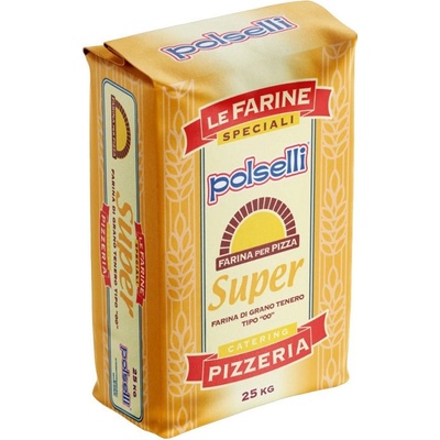 Polselli Super Hladká Múka 00 na Pizzu 25 kg