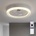 Brilagi - LED димируем таванен вентилатор LED/40W/230V Ø 48 см бял + дистанционно управление (BG4016)