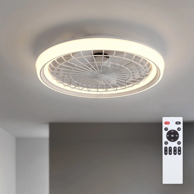 Brilagi - LED димируем таванен вентилатор LED/40W/230V Ø 48 см бял + дистанционно управление (BG4016)