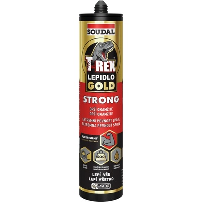 SOUDAL T-REX Gold Strong - Silné montážne lepidlo