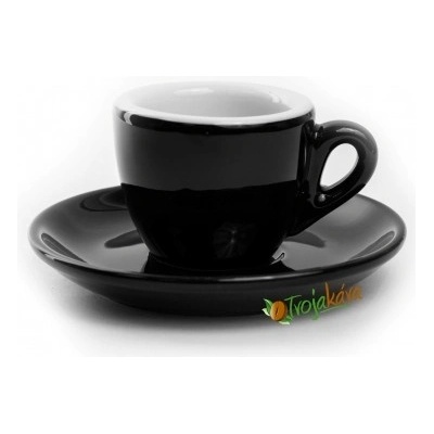 Rosa šálka espresso čierna 60 ml