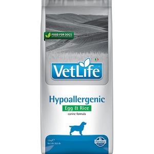 Vet Life Hypoallergenic Egg & Rice за кучета при хранителни алергии с яйца и ориз 2kg