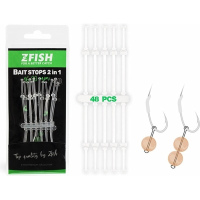 Zfish Zarážky Silicone Boilie Stops 16-30 mm 48 ks