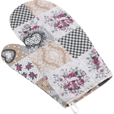 Bellatex Kuchynská chňapka Patchwork love, 18 x 28 cm