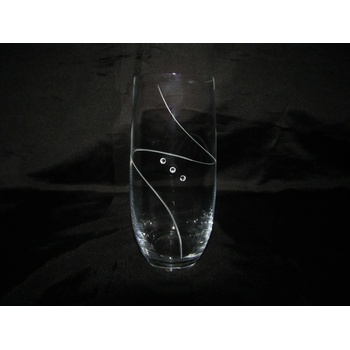 LsG-Crystal Sklenice na vodu/longdrink/pivo SWAROVSKI krystaly broušená spirála Petra S-491 350 ml 6 Ks